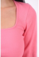 Women Blouse Jjxx Jxfura Str Square Neck Rib Confetti